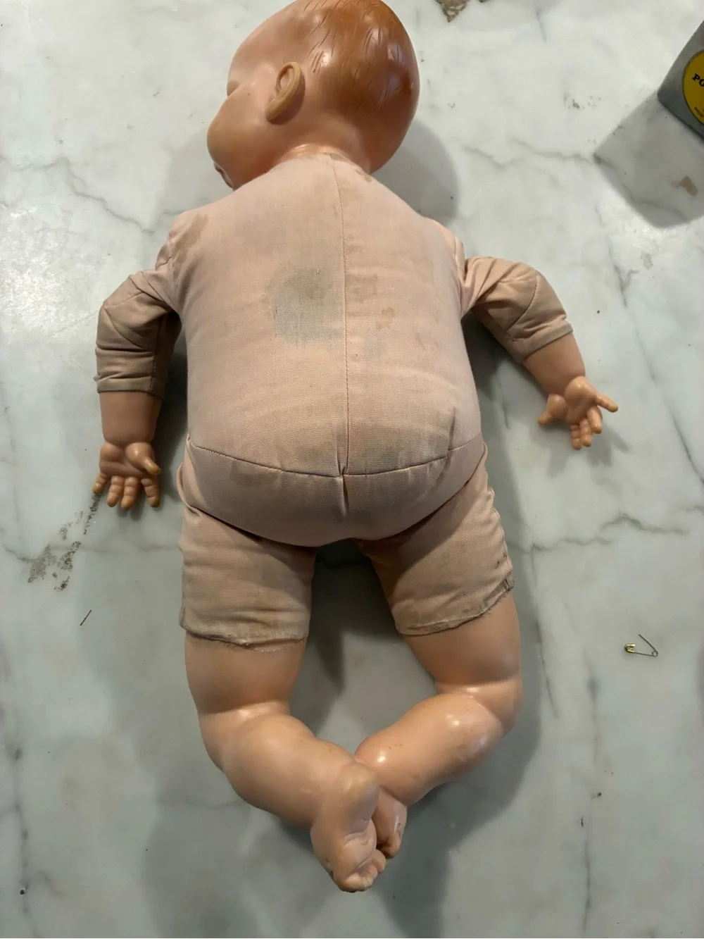 Madame Alexander 18” Baby Doll Sleepy Eyes Vintage 1966 Swiss Dress